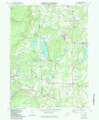 Lake Ariel 1966 topographic map thumbnail