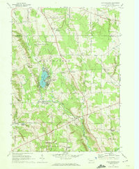 Lake Canadohta 1967 topographic map thumbnail