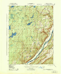 Lake Maskenozha 1943 topographic map thumbnail
