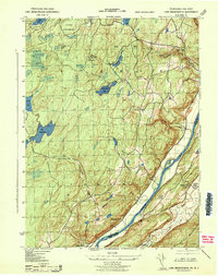Lake Maskenozha 1943 topographic map thumbnail