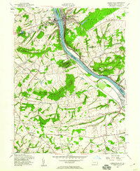 Lambertville 1953 topographic map thumbnail