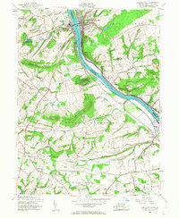 Lambertville 1953 topographic map thumbnail