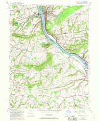 Lambertville 1953 topographic map thumbnail