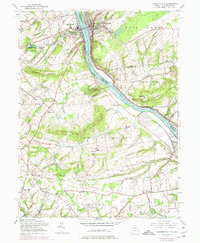 Lambertville 1953 topographic map thumbnail