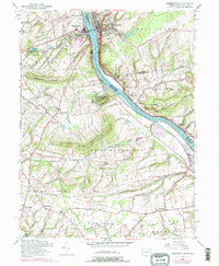 Lambertville 1953 topographic map thumbnail