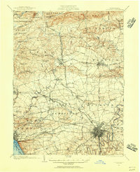 Lancaster 1902 topographic map preview