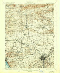 Lancaster 1904 topographic map thumbnail