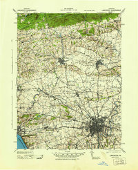 Lancaster 1943 topographic map preview