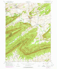Landisburg 1952 topographic map thumbnail