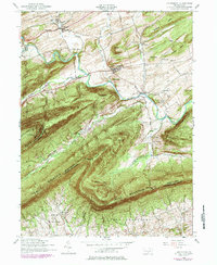 Landisburg 1952 topographic map thumbnail