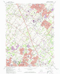 Lansdale 1966 topographic map thumbnail
