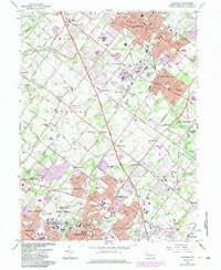 Lansdale 1966 topographic map thumbnail