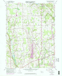 Jackson Center 1960 topographic map thumbnail