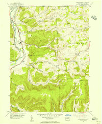 Jackson Summit 1954 topographic map thumbnail