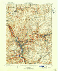 Johnstown 1904 topographic map thumbnail