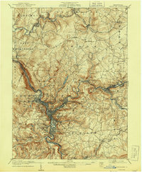 Johnstown 1907 topographic map thumbnail