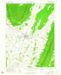 Martinsburg 1963 topographic map thumbnail