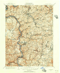 Masontown 1931 topographic map thumbnail