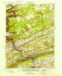 Mauch Chunk 1922 topographic map thumbnail