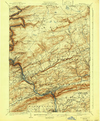 Mauch Chunk 1924 topographic map thumbnail