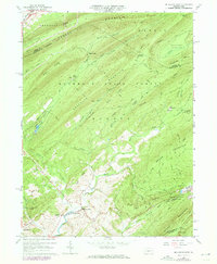 Mc Alevys Fort 1963 topographic map thumbnail
