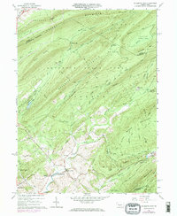 Mc Alevys Fort 1963 topographic map thumbnail