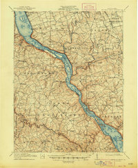 Mc Calls Ferry 1912 topographic map thumbnail
