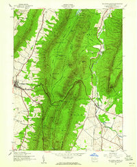 Mc Connellsburg 1944 topographic map thumbnail