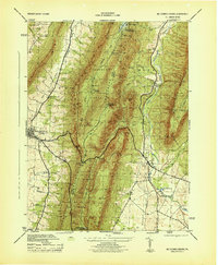 Mc Connellsburg 1944 topographic map thumbnail