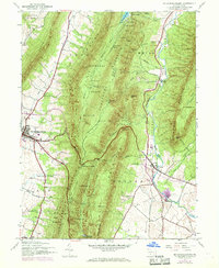 Mc Connellsburg 1944 topographic map thumbnail