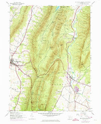 Mc Connellsburg 1944 topographic map thumbnail