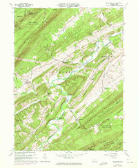 Mc Coysville 1960 topographic map thumbnail