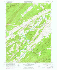 Mc Coysville 1960 topographic map thumbnail