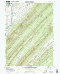 Mc Veytown 1961 topographic map thumbnail