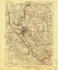 Meadville 1925 topographic map thumbnail