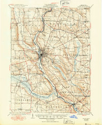 Meadville 1925 topographic map thumbnail