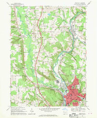 Meadville 1968 topographic map thumbnail