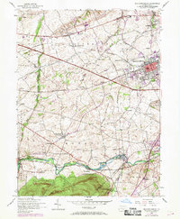 Mechanicsburg 1952 topographic map thumbnail