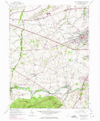 Mechanicsburg 1952 topographic map thumbnail