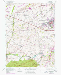 Mechanicsburg 1952 topographic map thumbnail