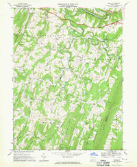 Mench 1967 topographic map thumbnail