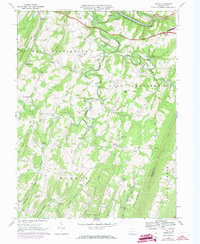 Mench 1967 topographic map preview