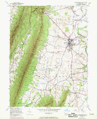 Mercersburg 1943 topographic map thumbnail