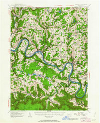 Meshoppen 1945 topographic map thumbnail