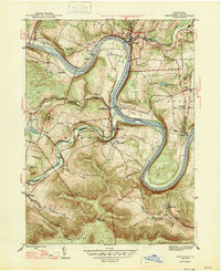 Meshoppen 1947 topographic map thumbnail