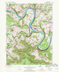 Meshoppen 1945 topographic map thumbnail