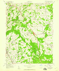 Milford Square 1957 topographic map thumbnail