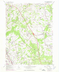 Milford Square 1957 topographic map thumbnail