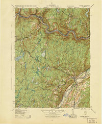 Milford 1944 topographic map thumbnail