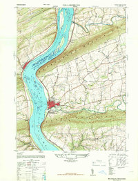 Millersburg 1947 topographic map thumbnail